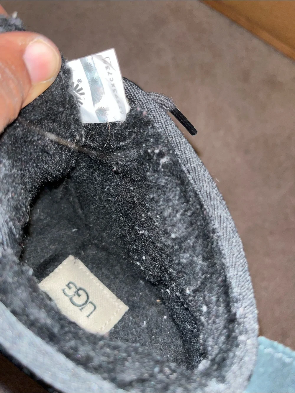UGG kids Black Suede Chukka Boots